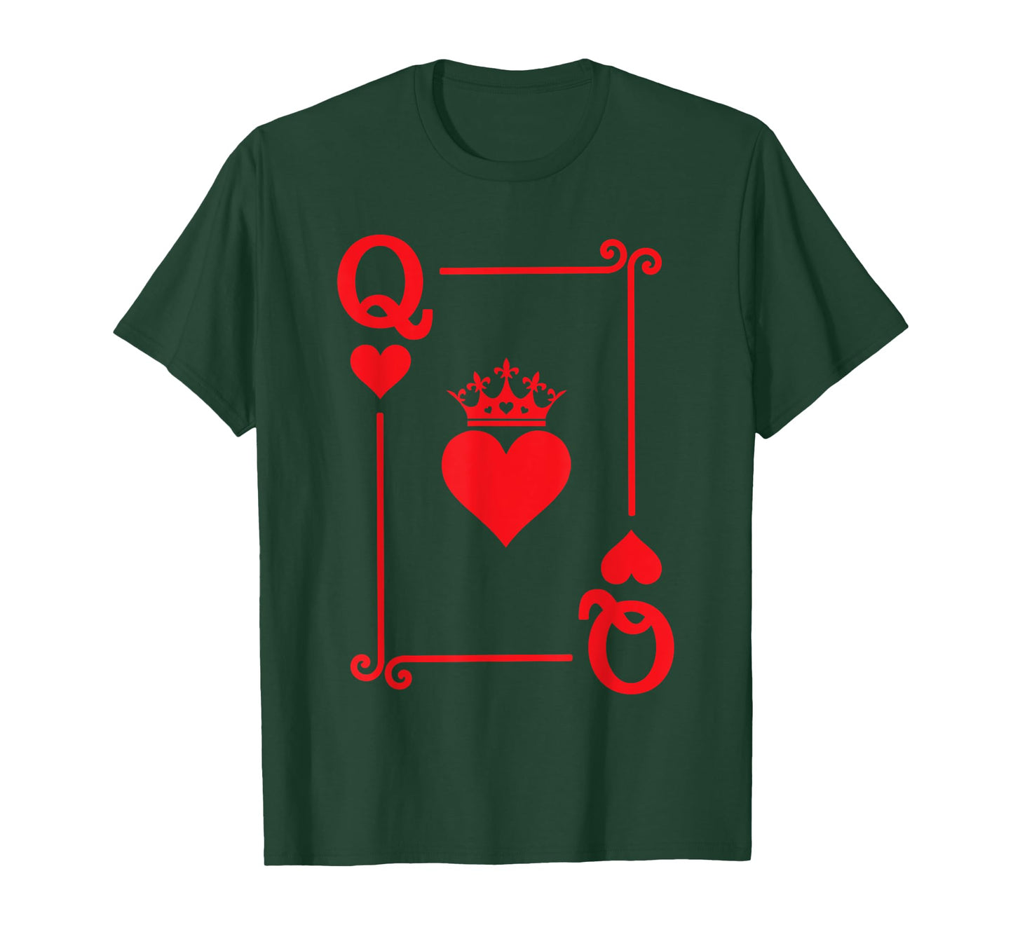 Queen Hearts Card Costume - Playing Cards - Queen of Hearts T-Shirt