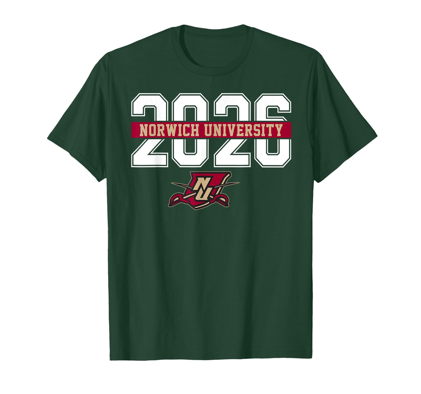 Norwich University Class of 2026 Vintage Design for Men T-Shirt