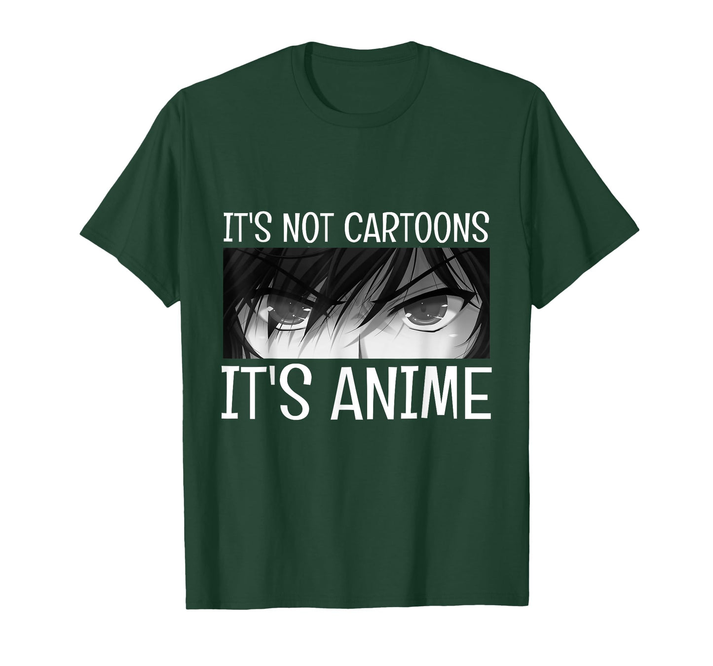 It's Not Cartoons It's Anime Cute Anime Girl Anime Lover T-Shirt