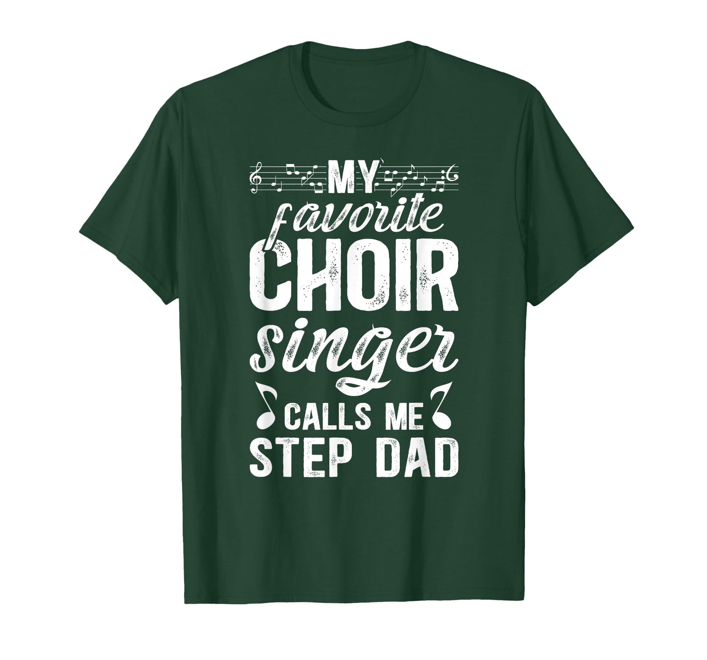 Proud Choir Step-Dad Of A Choir Member Choir Stepfather T-Shirt