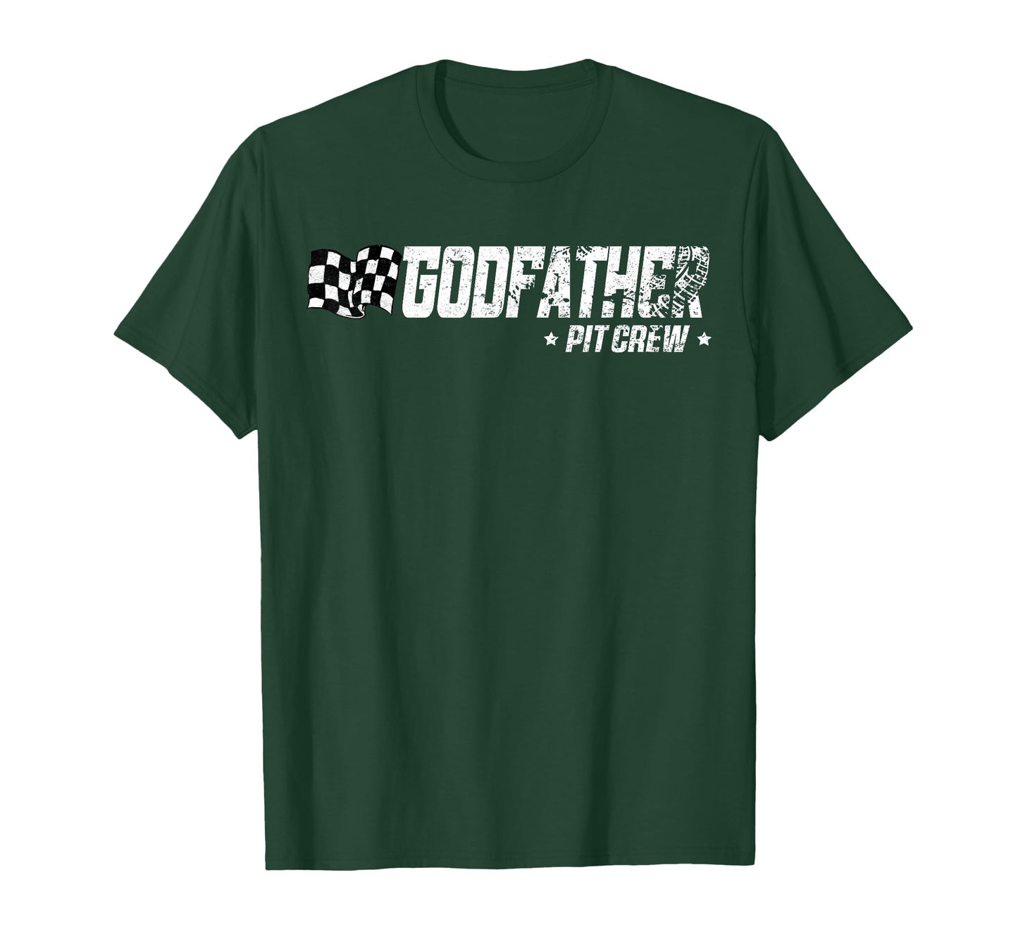Godfather Pit Crew Race Car Birthday Family Racing T-Shirt