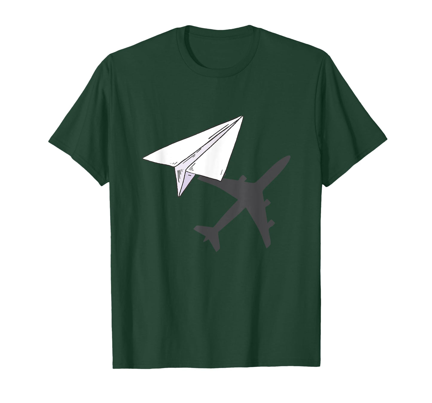 Paper Airplane - Airline Pilot Aviation Aircraft Lover T-Shirt