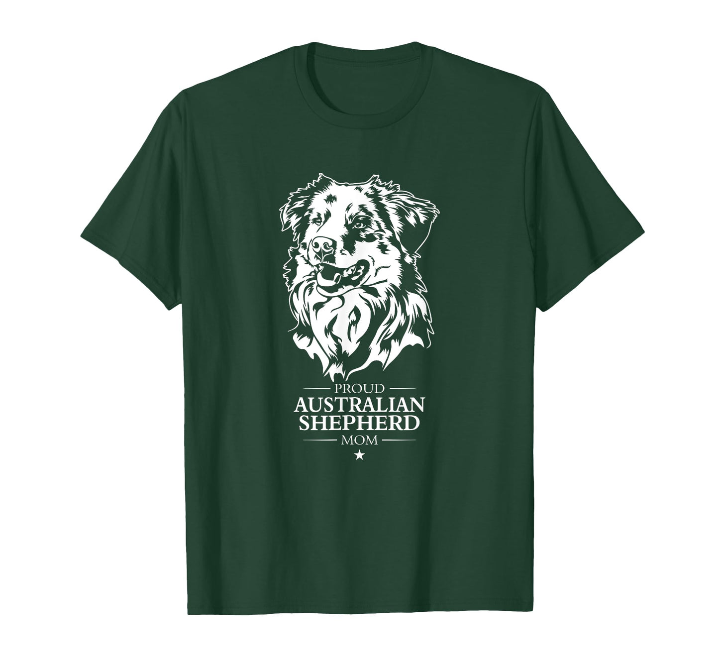 Proud Australian Shepherd Mom Aussie Funny Dog Owners T-Shirt