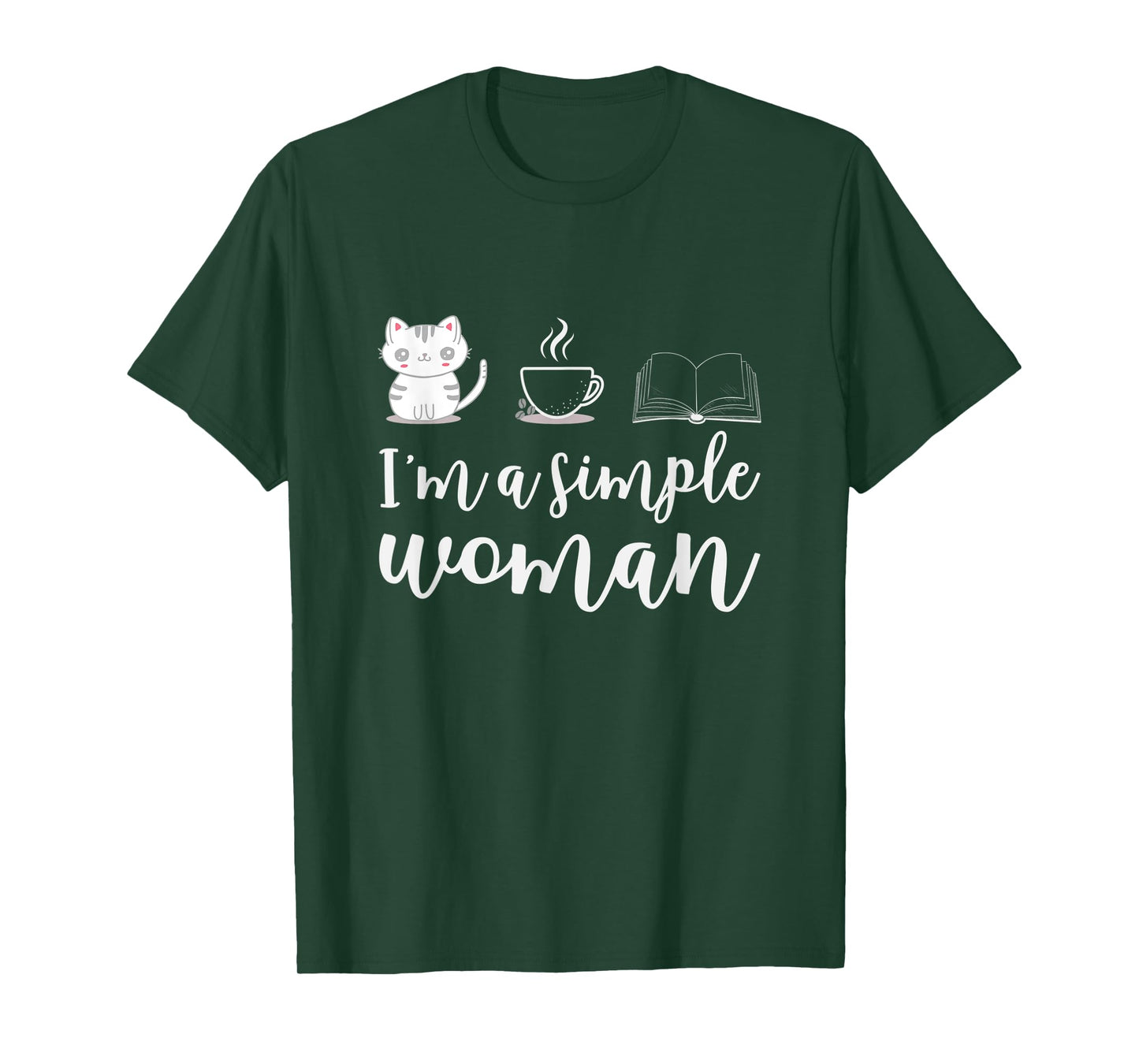 Im A Simple Woman Cat T-Shirt