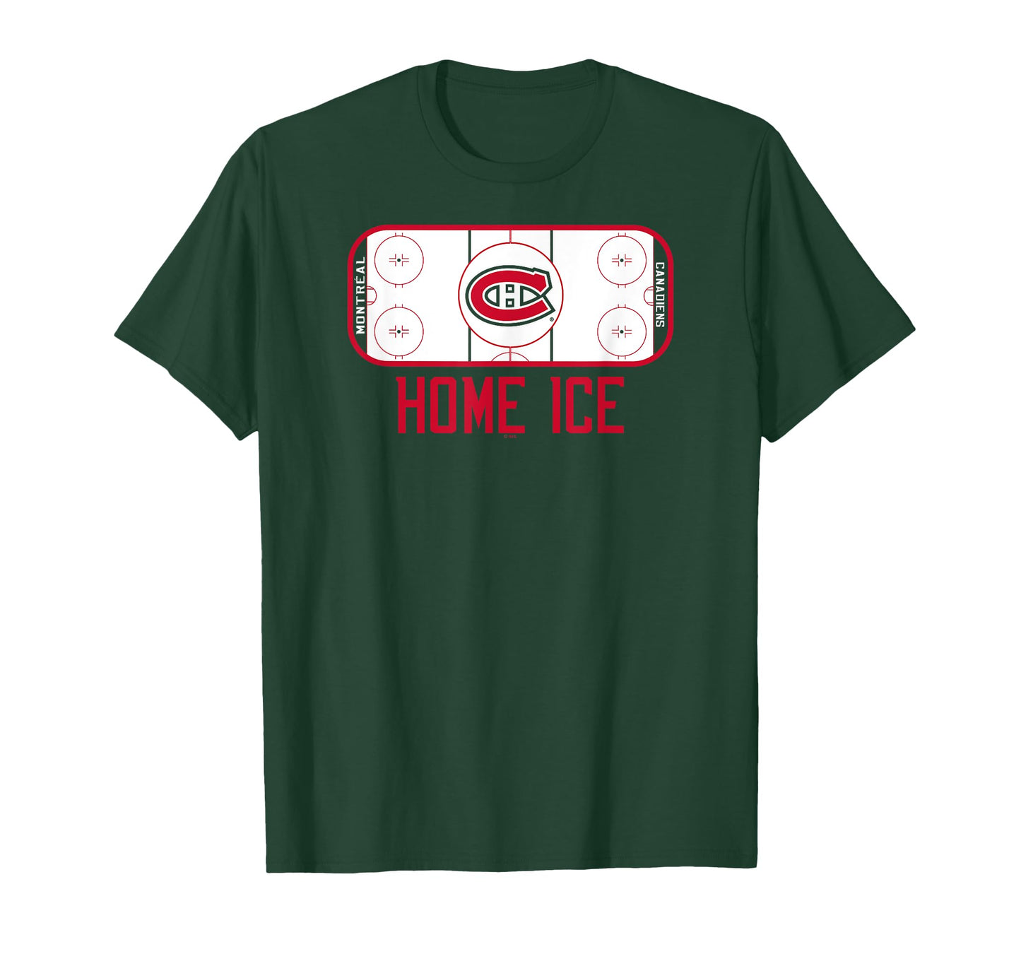 Montreal Canadiens Home Ice Royal Officially Licensed T-Shirt