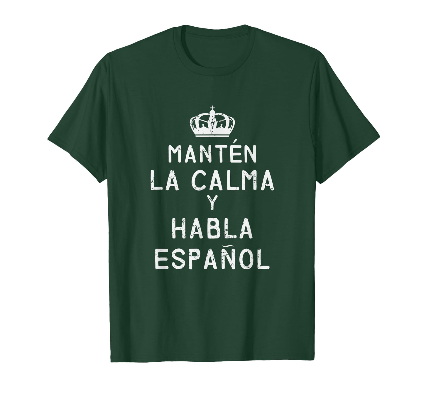 Keep Calm And Speak Spanish Funny Shirt Quote T-Shirt