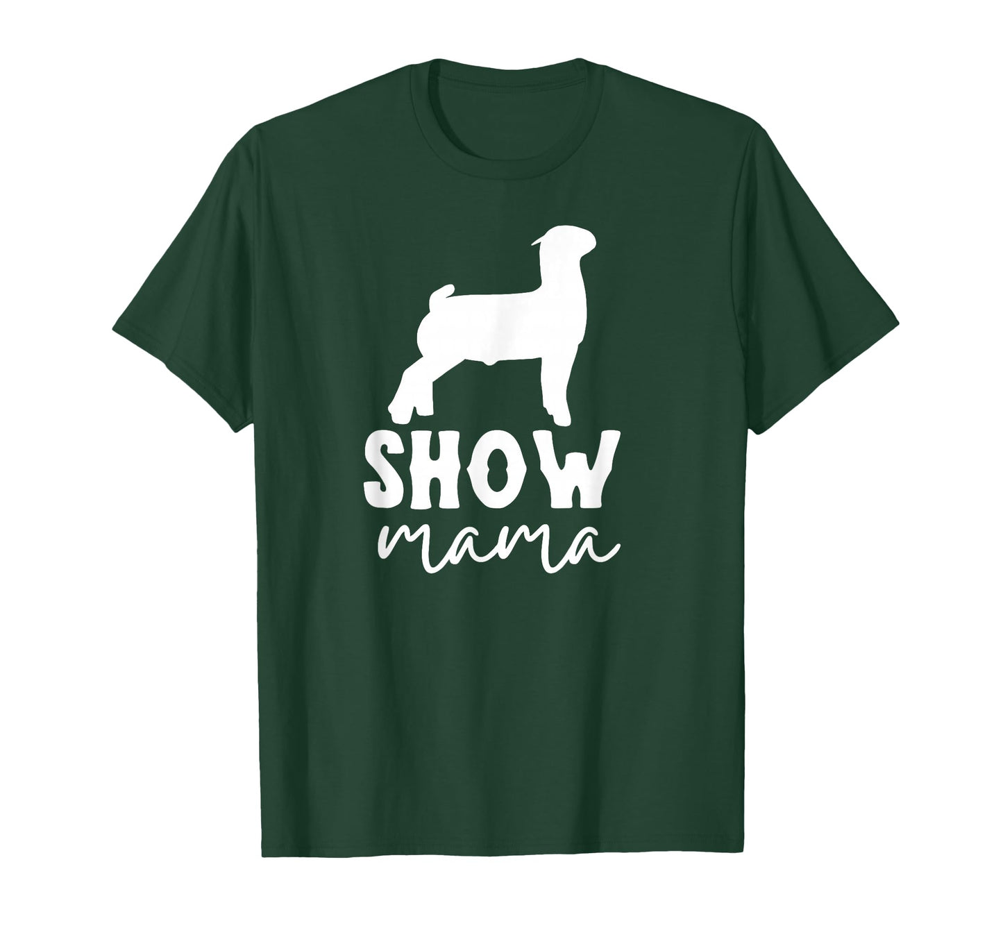 goat show mom goat Boer show mama T-Shirt