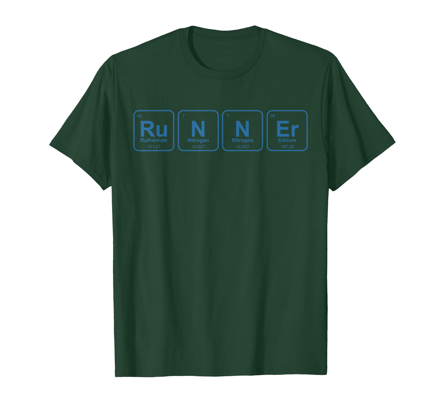 Runner Periodic Table Funny Running Marathon Lovers Outfit T-Shirt