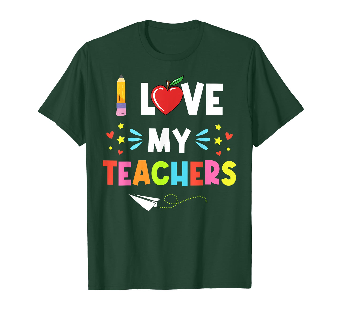 Teens Graduation I Heart My Teacher I Love My Teachers T-Shirt