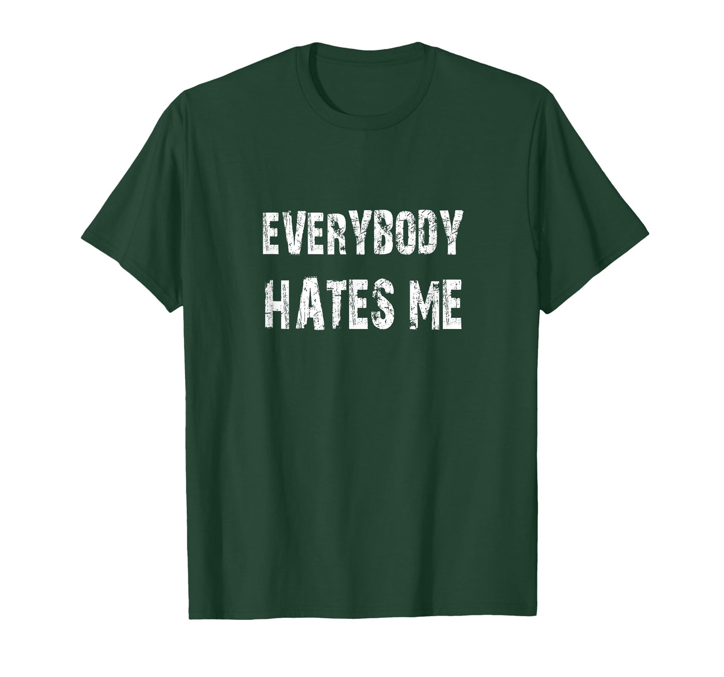 Everybody Hates Me Funny T-shirt for Resisters & Protestors T-Shirt