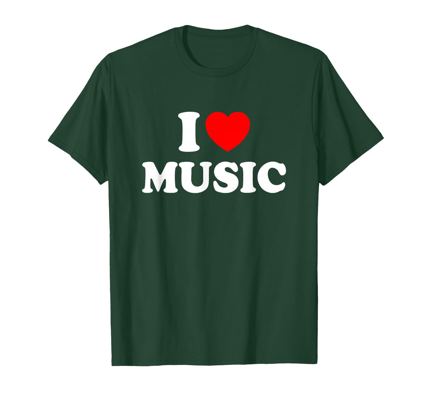 Heart I Love Music T-Shirt