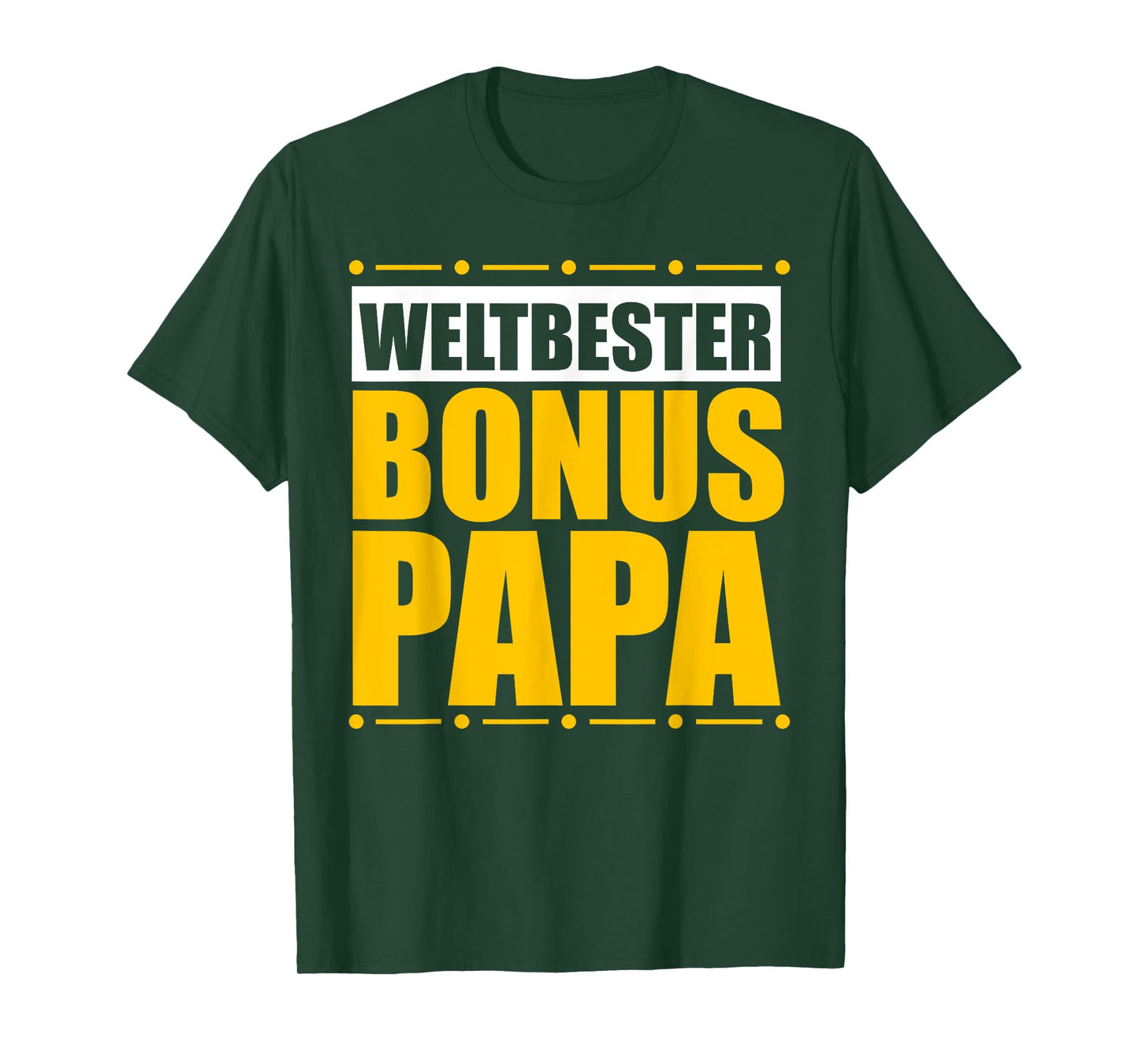Worlds Best Bonus Dad Humor Design for Family Fun T-Shirt