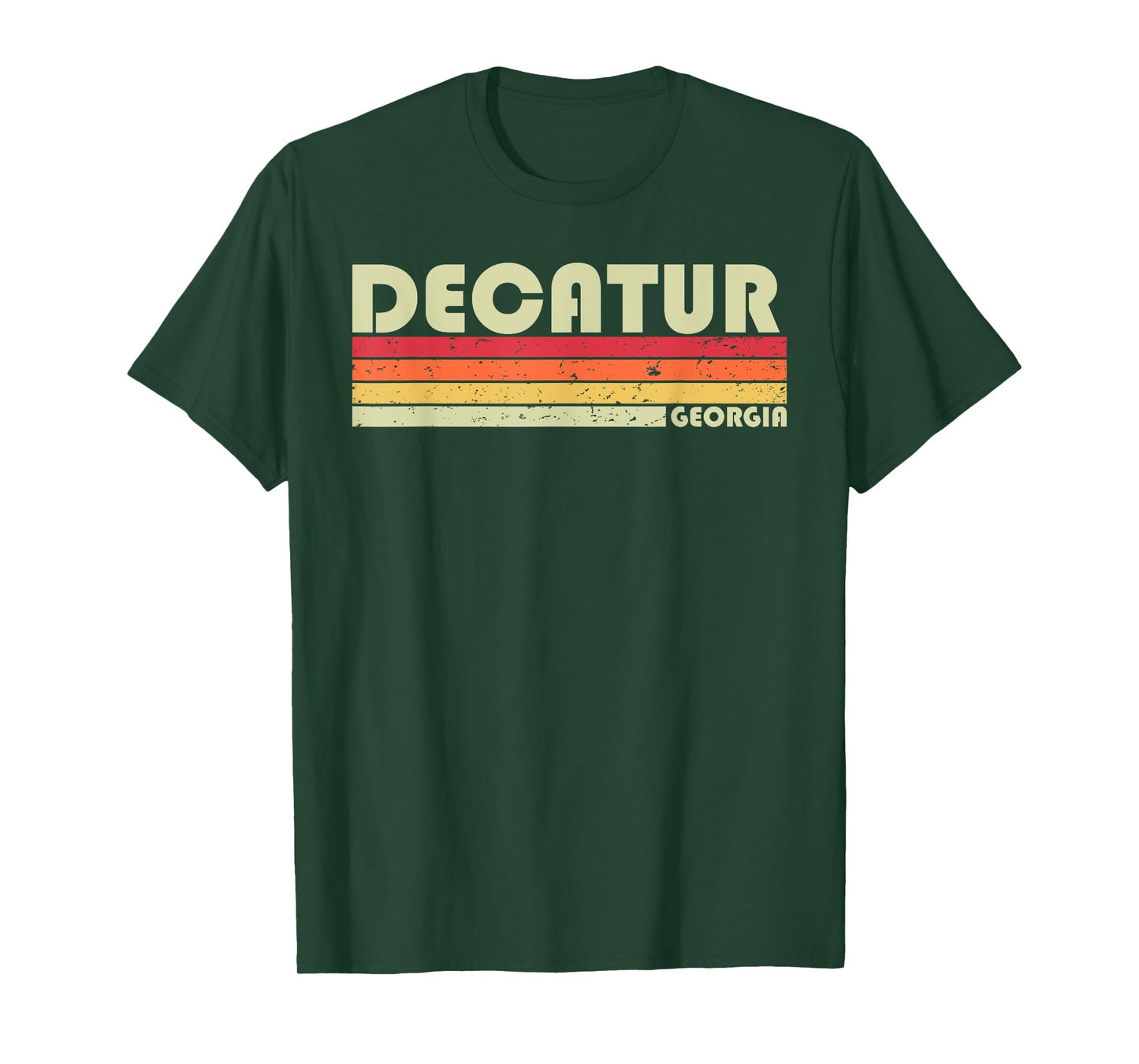 DECATUR GA GEORGIA Funny City Home Roots Gift Retro 70s 80s T-Shirt