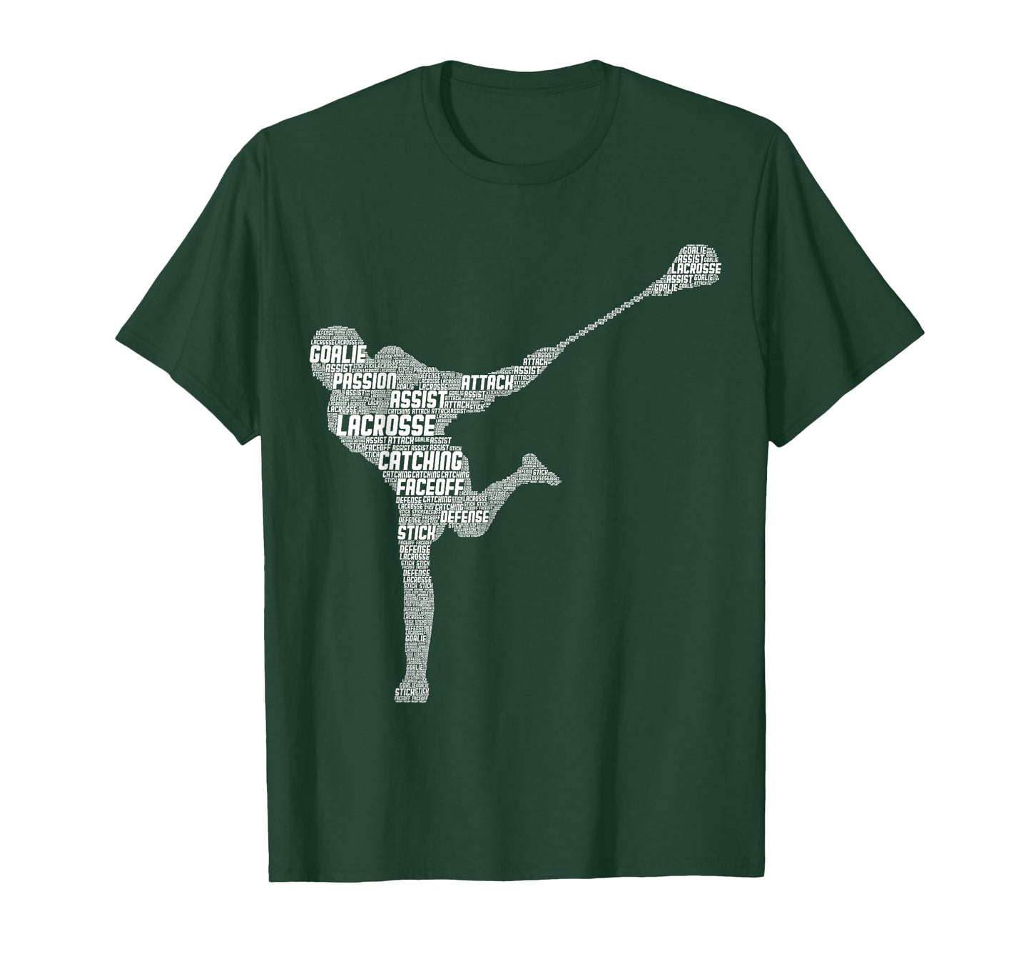 Lacrosse Player Youth Kids Boys Men T-Shirt