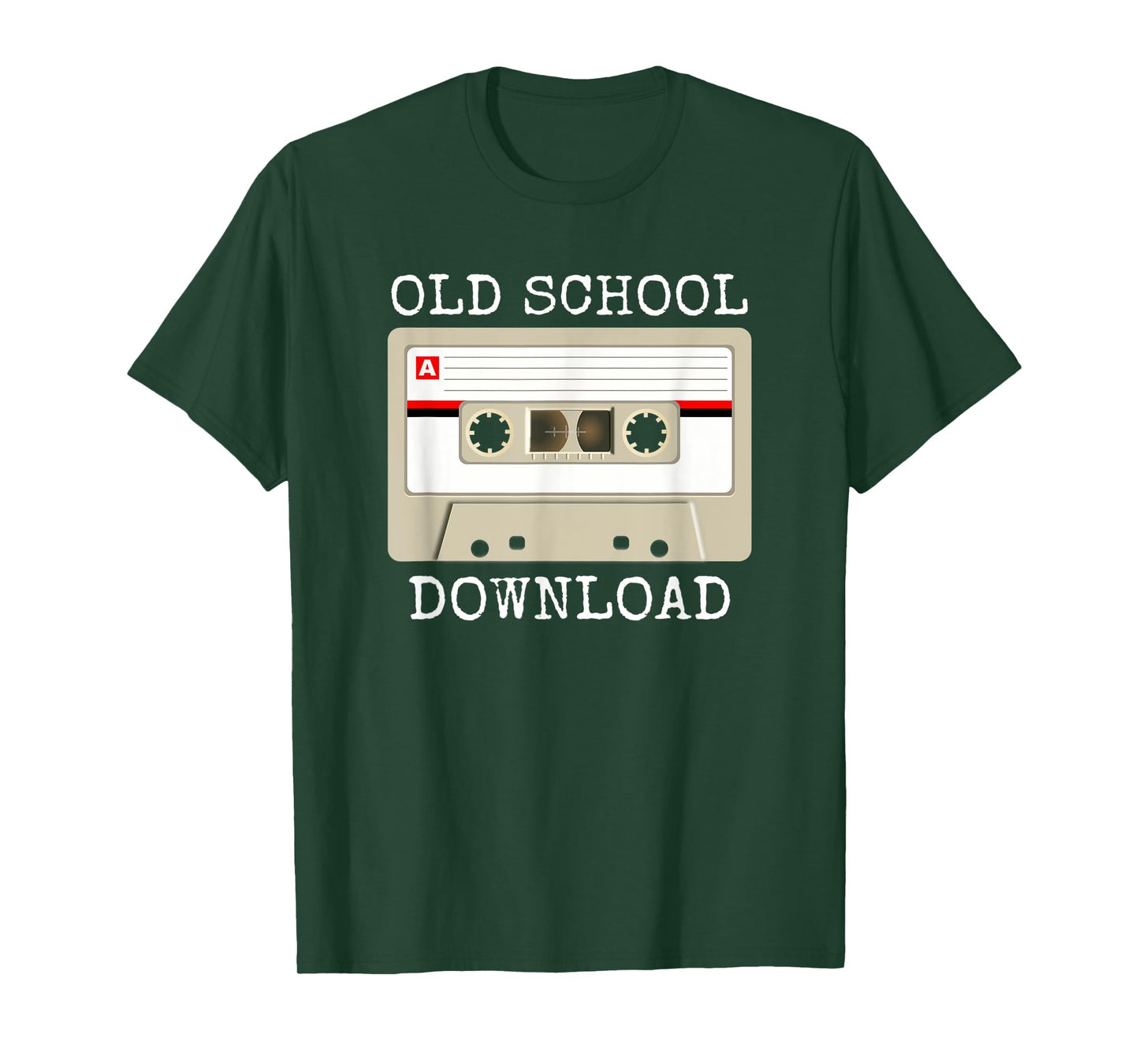 Retro Music Tape Cassette Original Old School Download T-Shirt
