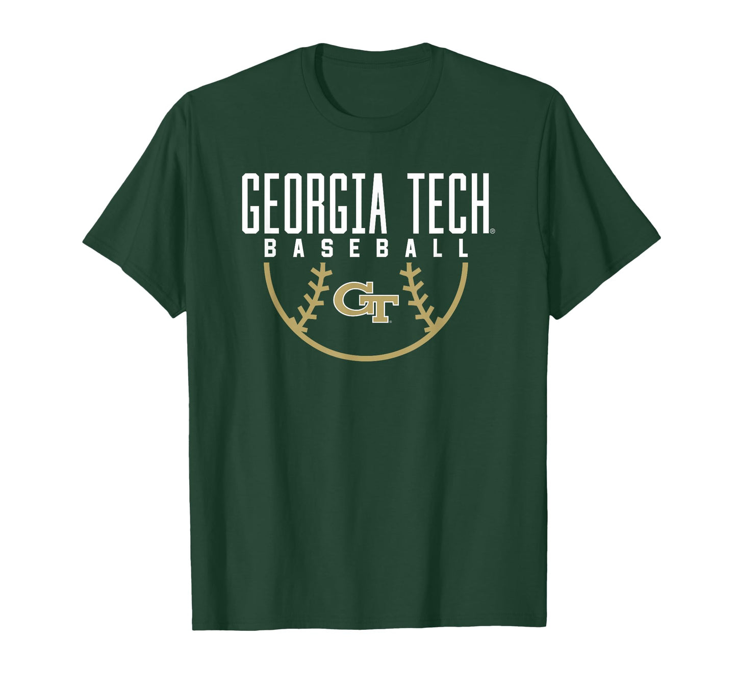 Georgia Tech Yellow Jackets Baseball Arch T-Shirt