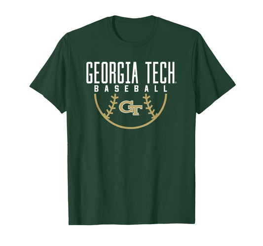Georgia Tech Yellow Jackets Baseball Arch T-Shirt