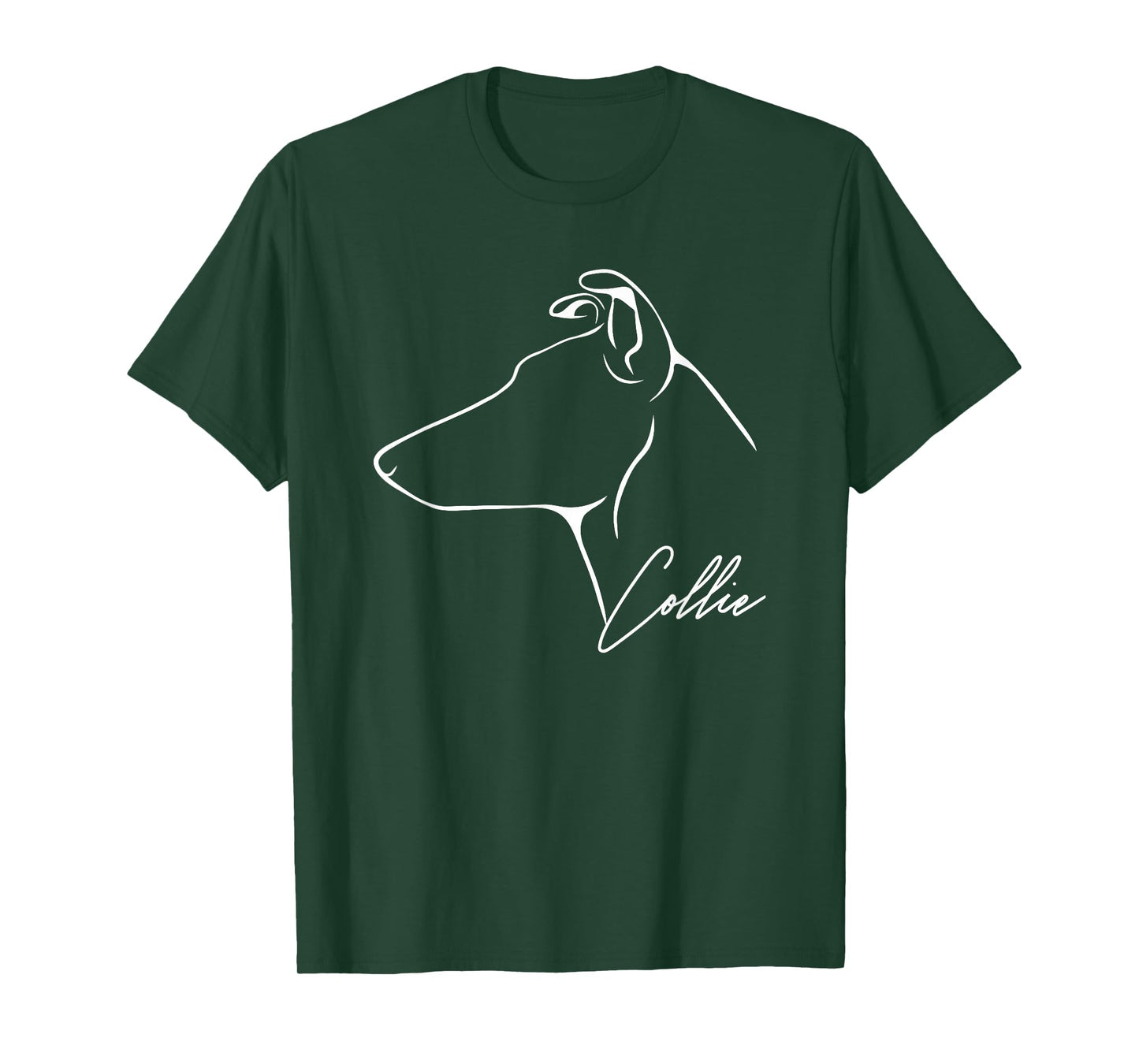 Short Hair Collie in Profile Dog Gift Dogs T-Shirt