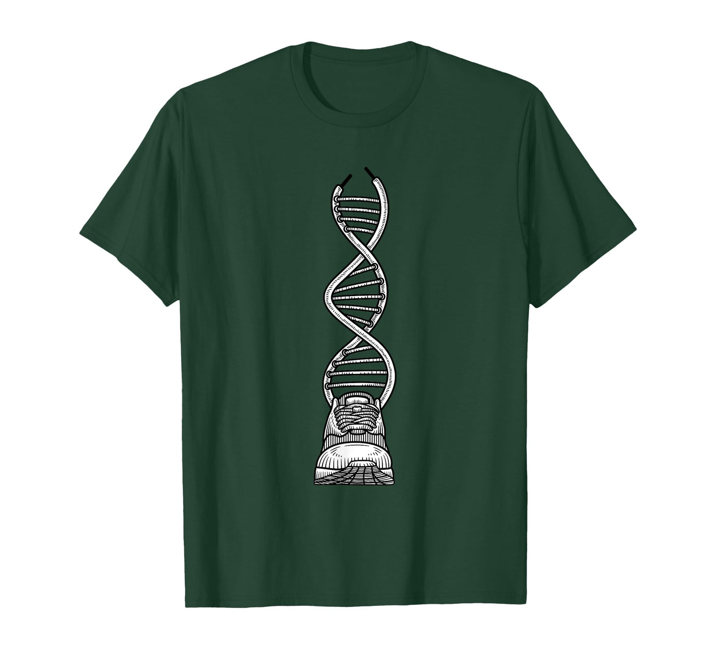 DNA Running Funny Runner Race Athlete Marathon Lovers Outfit T-Shirt