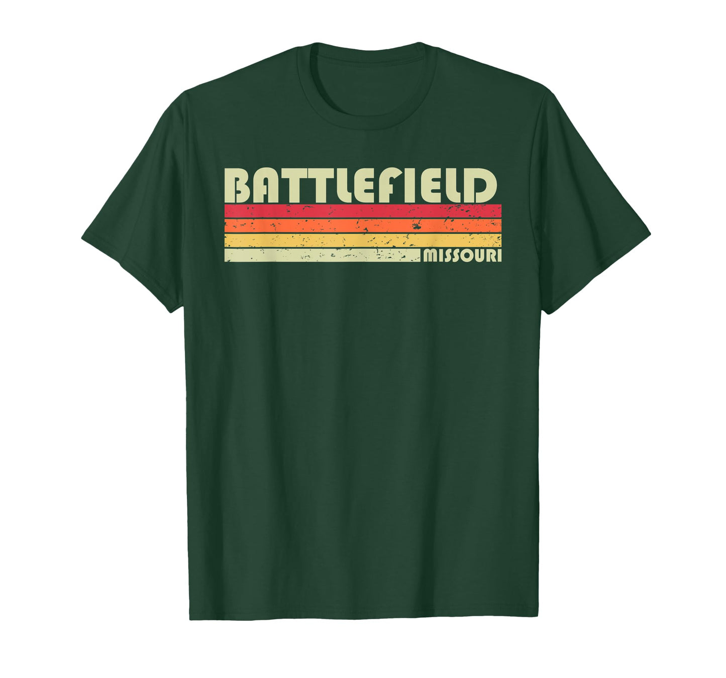 BATTLEFIELD MO MISSOURI Funny City Home Roots Gift Retro 80s T-Shirt