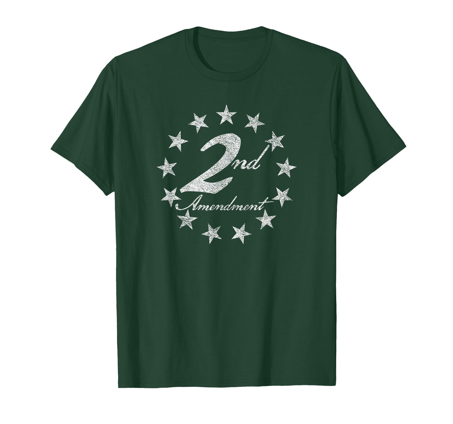 2ND SECOND AMENDMENT BETSY ROSS FLAG RING OF STARS T-Shirt