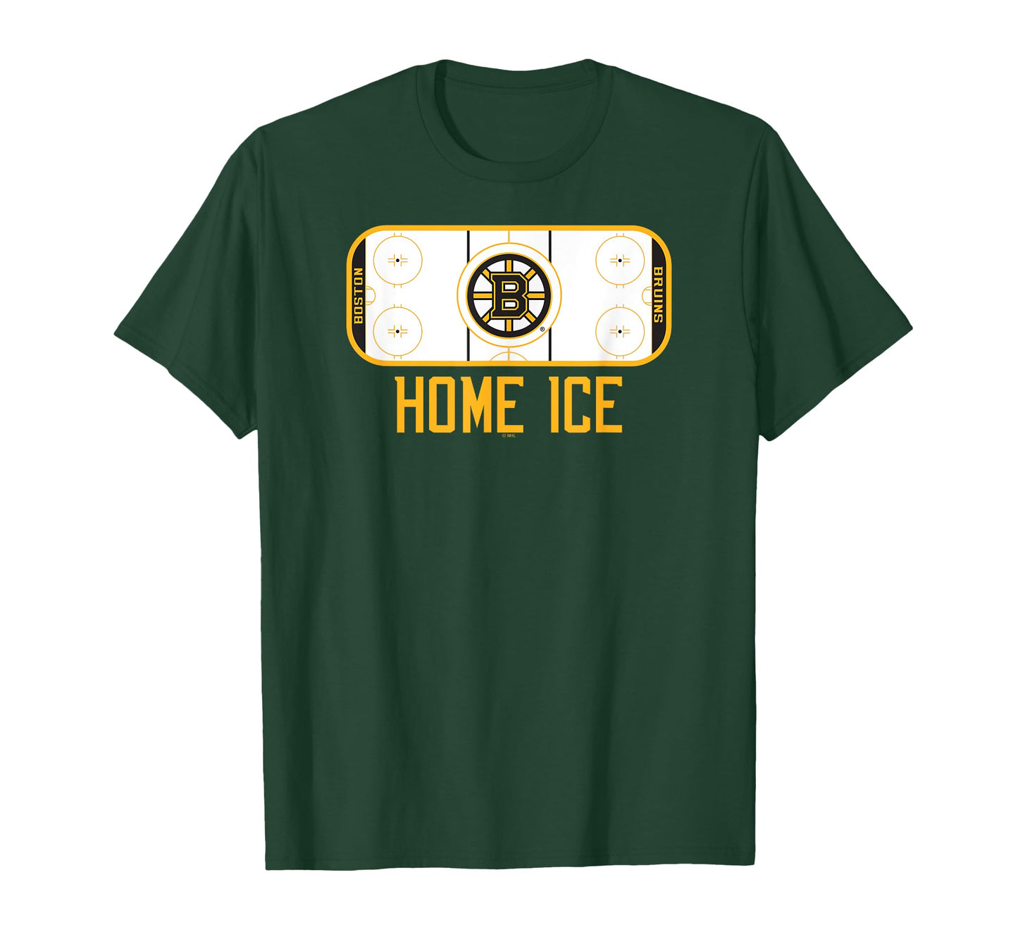 Boston Bruins Home Ice Black Officially Licensed T-Shirt