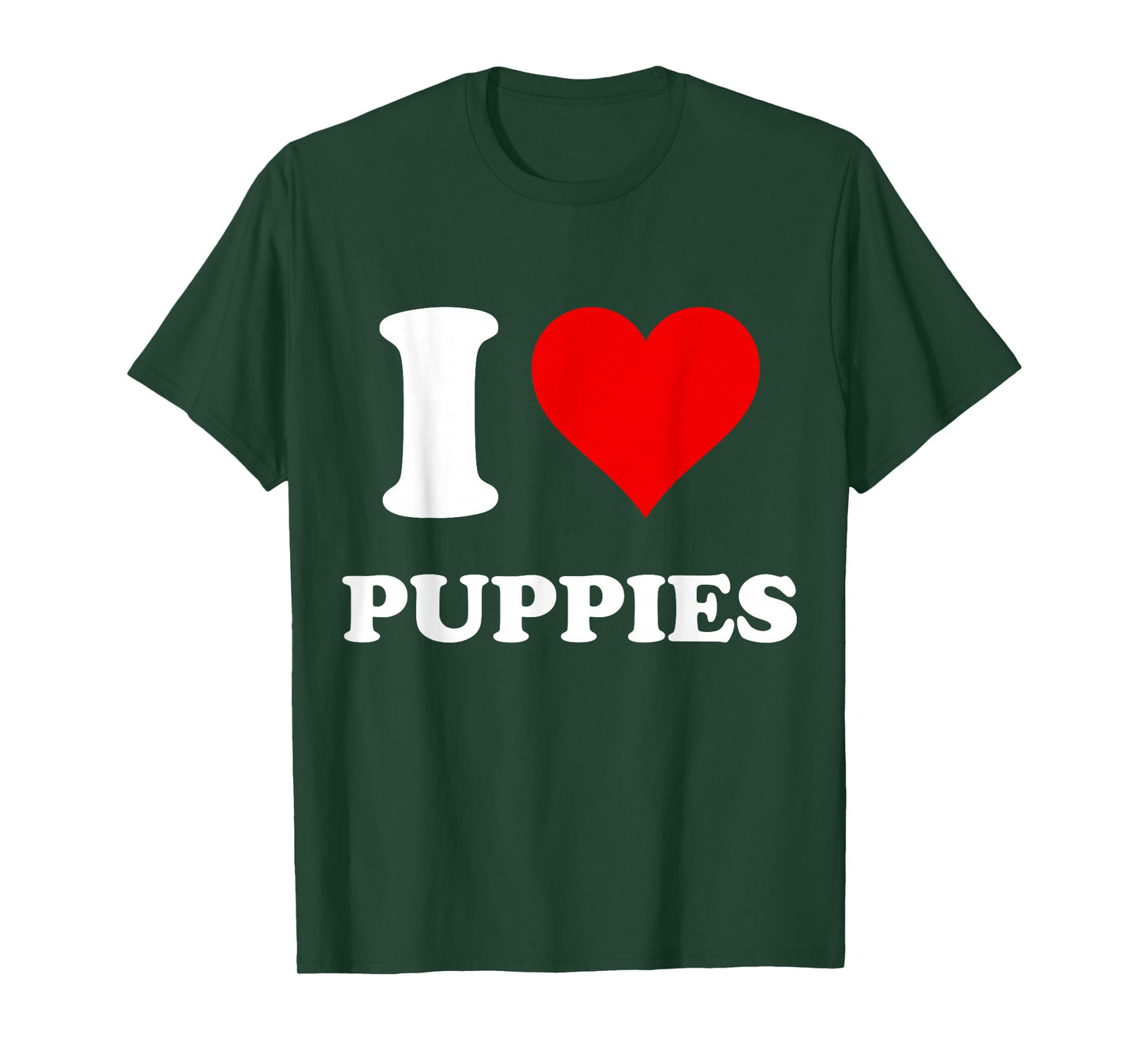 I Heart Puppies I Love Puppies T-Shirt