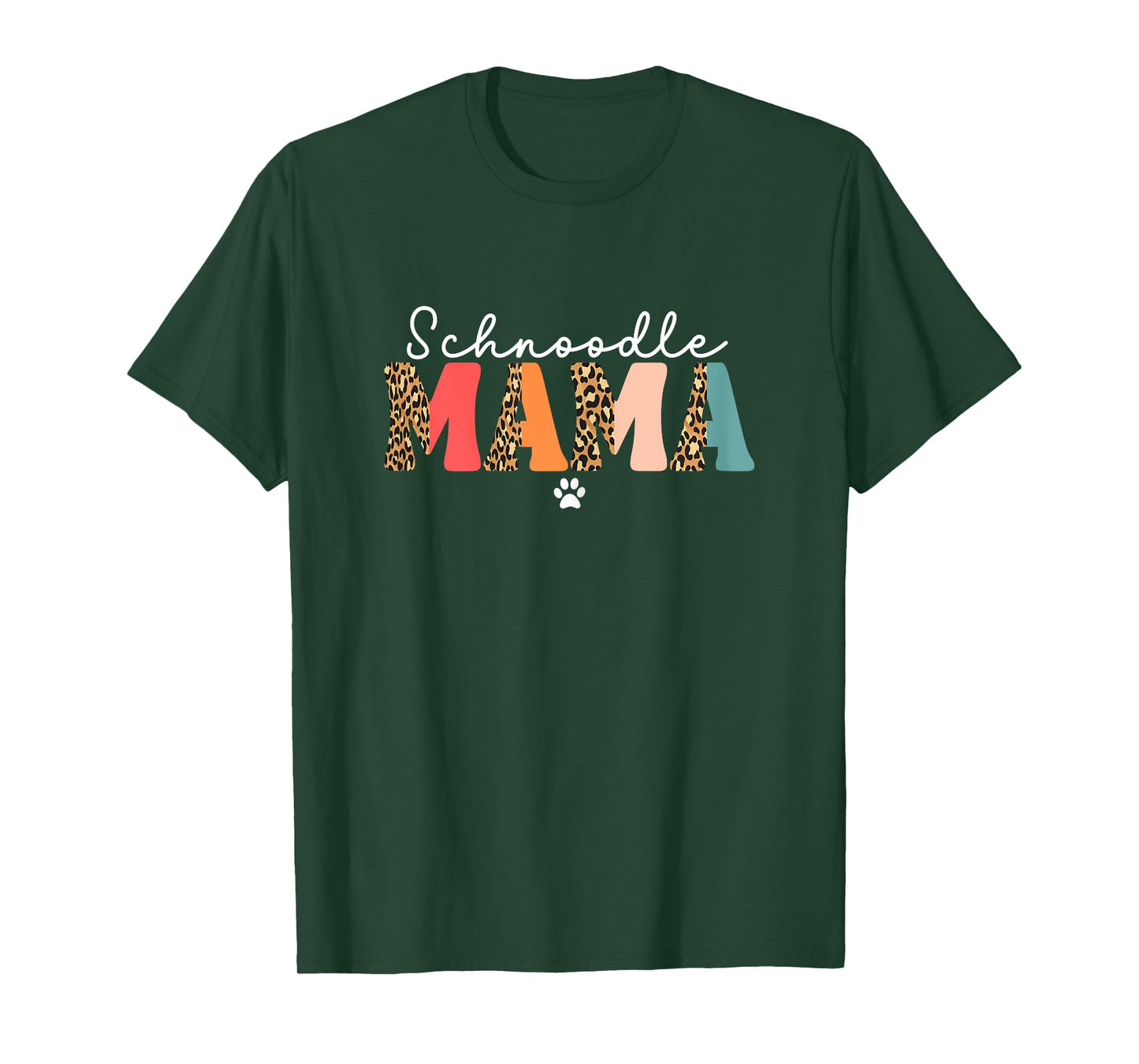 Cute Schnoodle Mama For Women Schnoodle Dog Lover Mom Funny T-Shirt