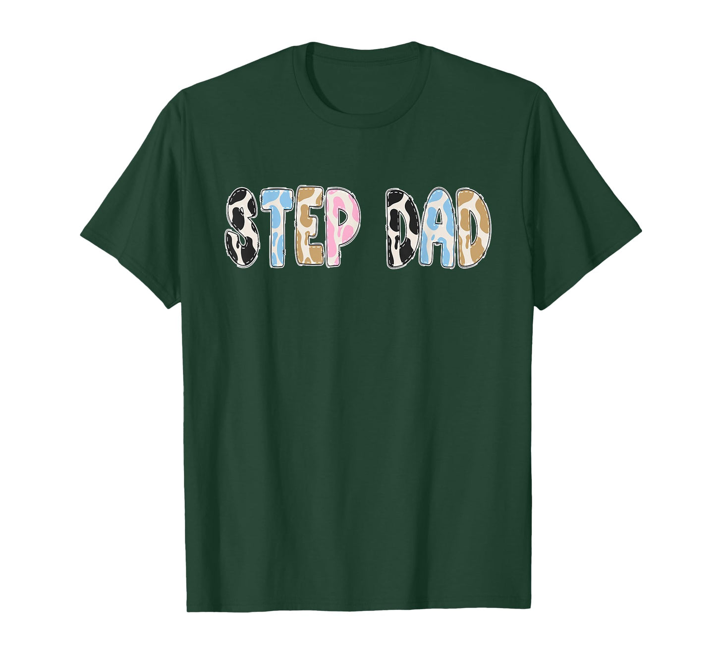 Rodeo Farmer Cow Daddy Step Dad Birthday Party T-Shirt