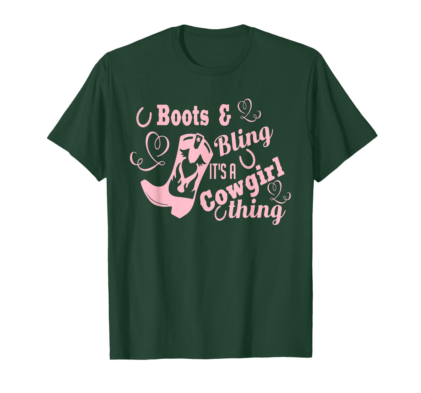 Princess Cowgirl Gift Girls Cowboy Boots Horse Lover Ladies T-Shirt