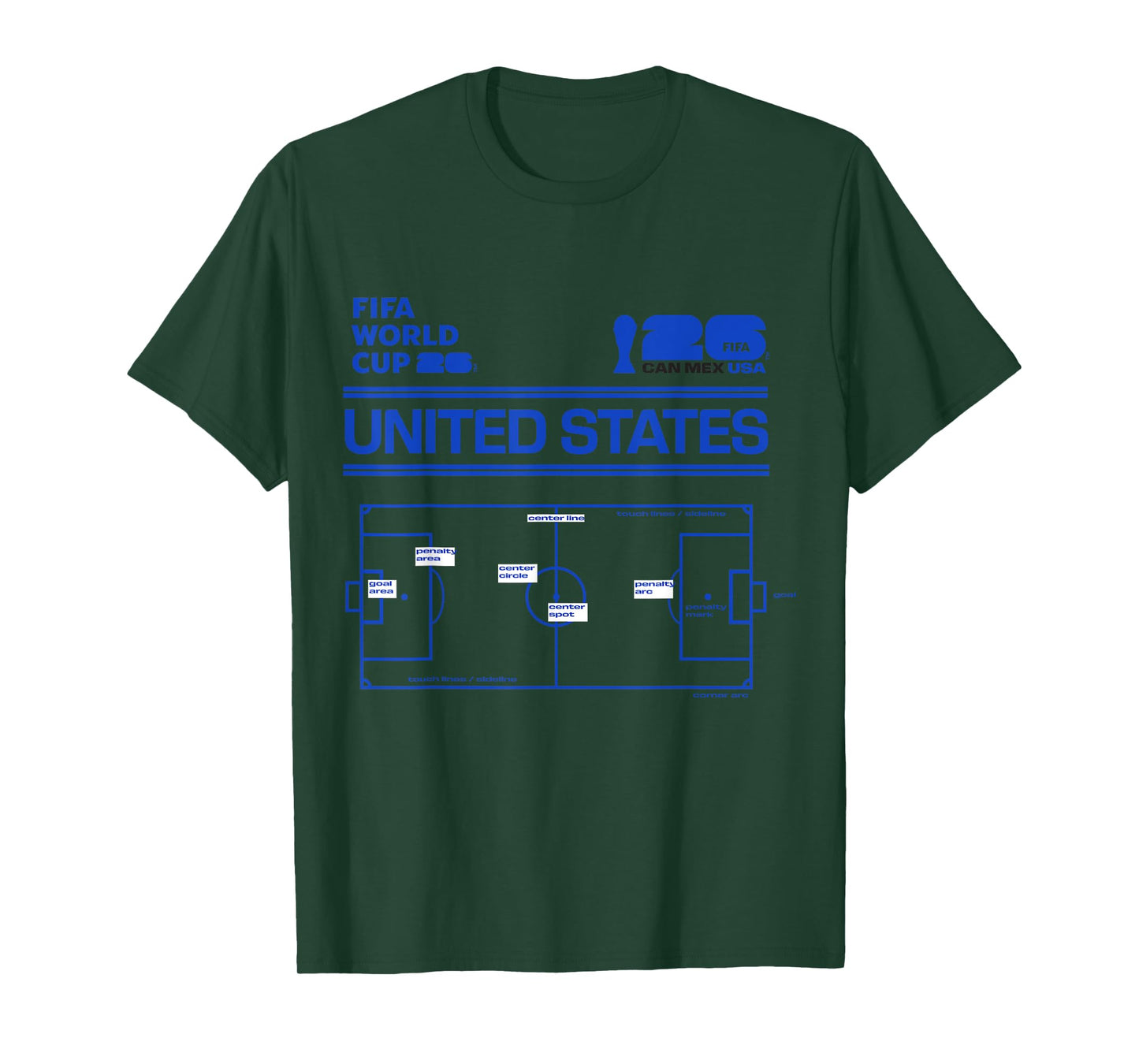 FIFA WORLD CUP26 USA Host Country Pitch T-Shirt