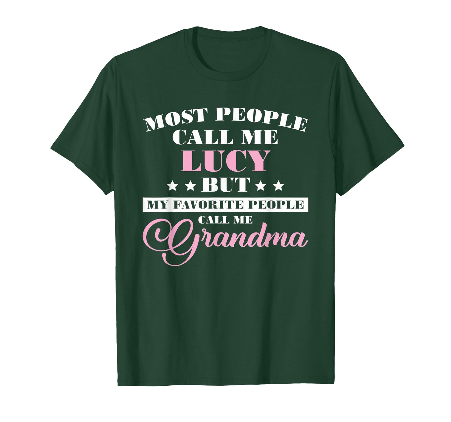 Lucy Name Funny Personalized Grandma T-Shirt