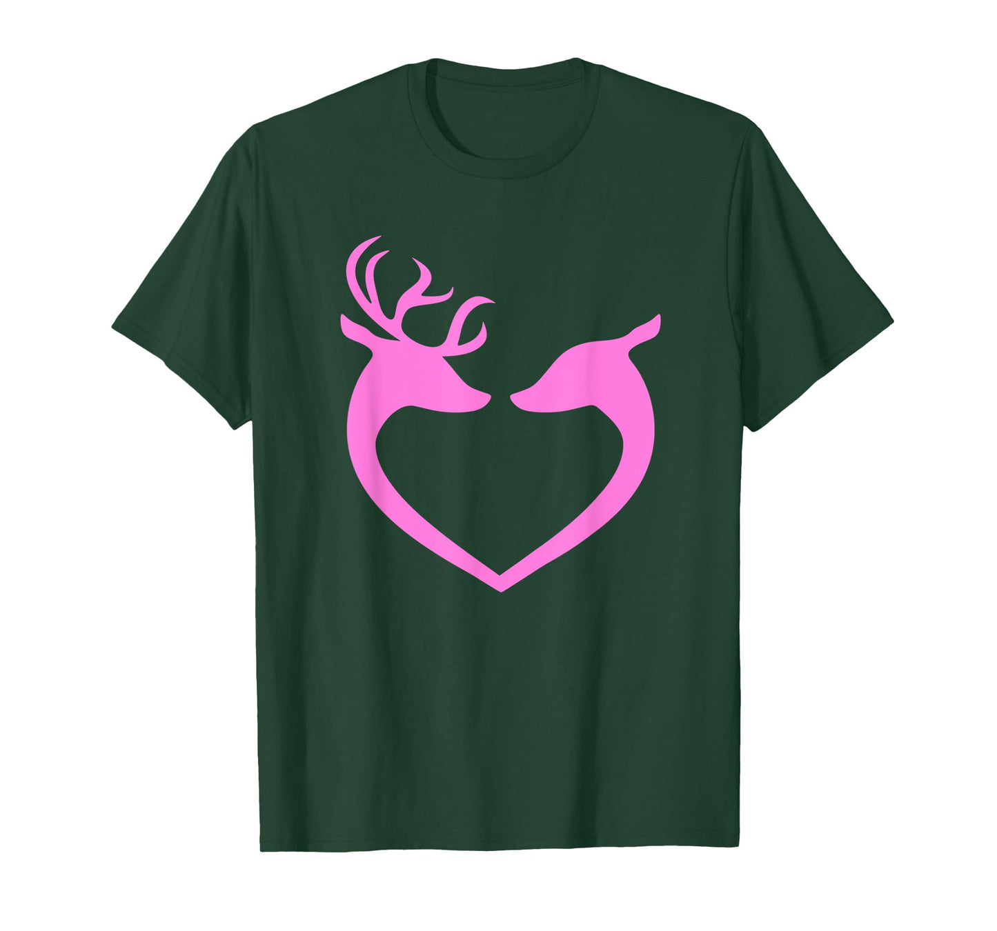 Deer T-Shirts, Buck and Doe Heart Shirt, Country Love Shirt
