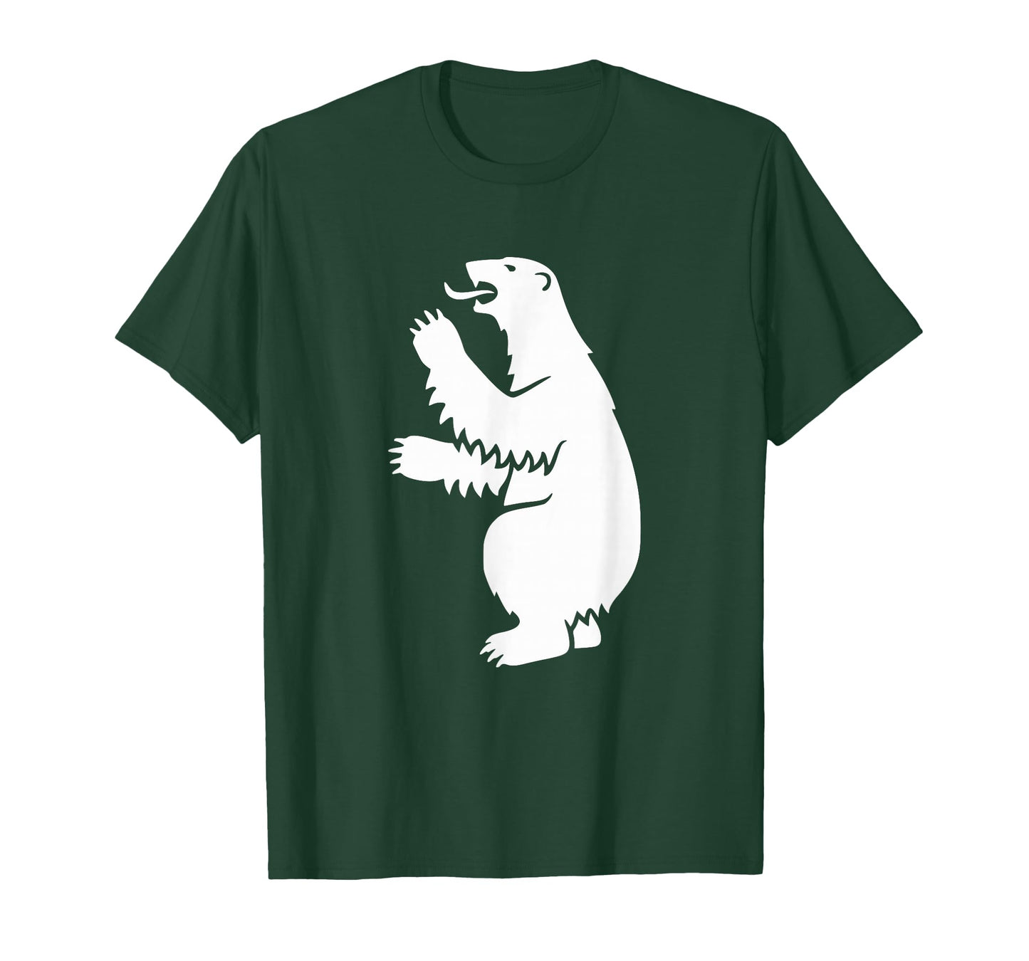 Coat Of Arms Polar Bear Greenland Print T-Shirt