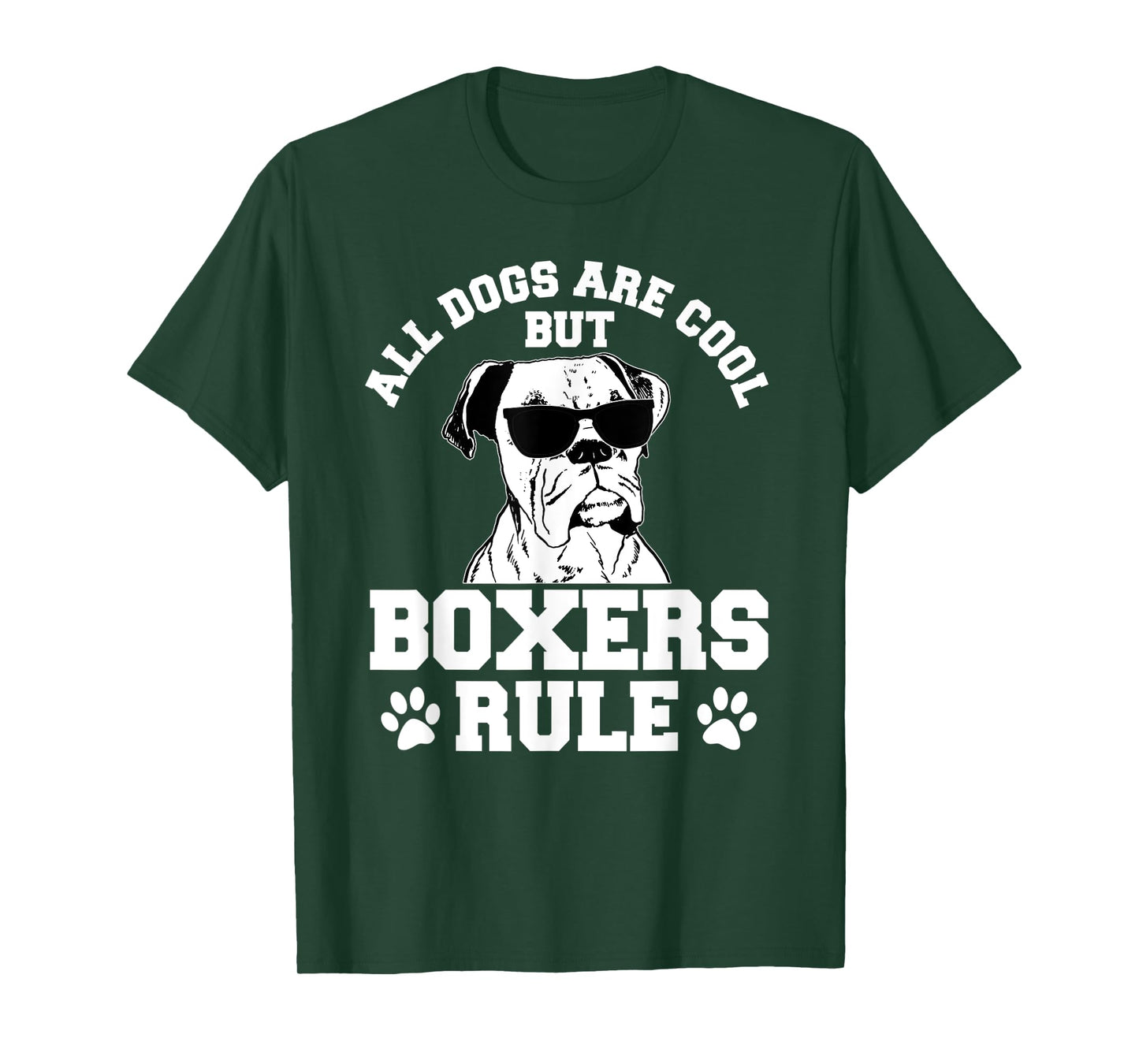 All Dogs Are Cool But Boxers Rule German Deutscher Boxer Dog T-Shirt
