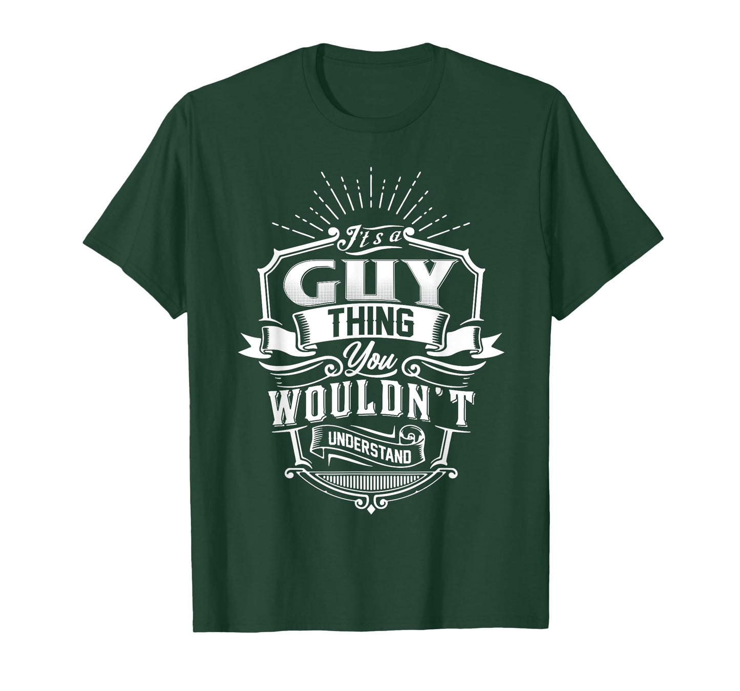 It's A GUY Thing You Wouldn't Understand Name Vintage T-Shirt