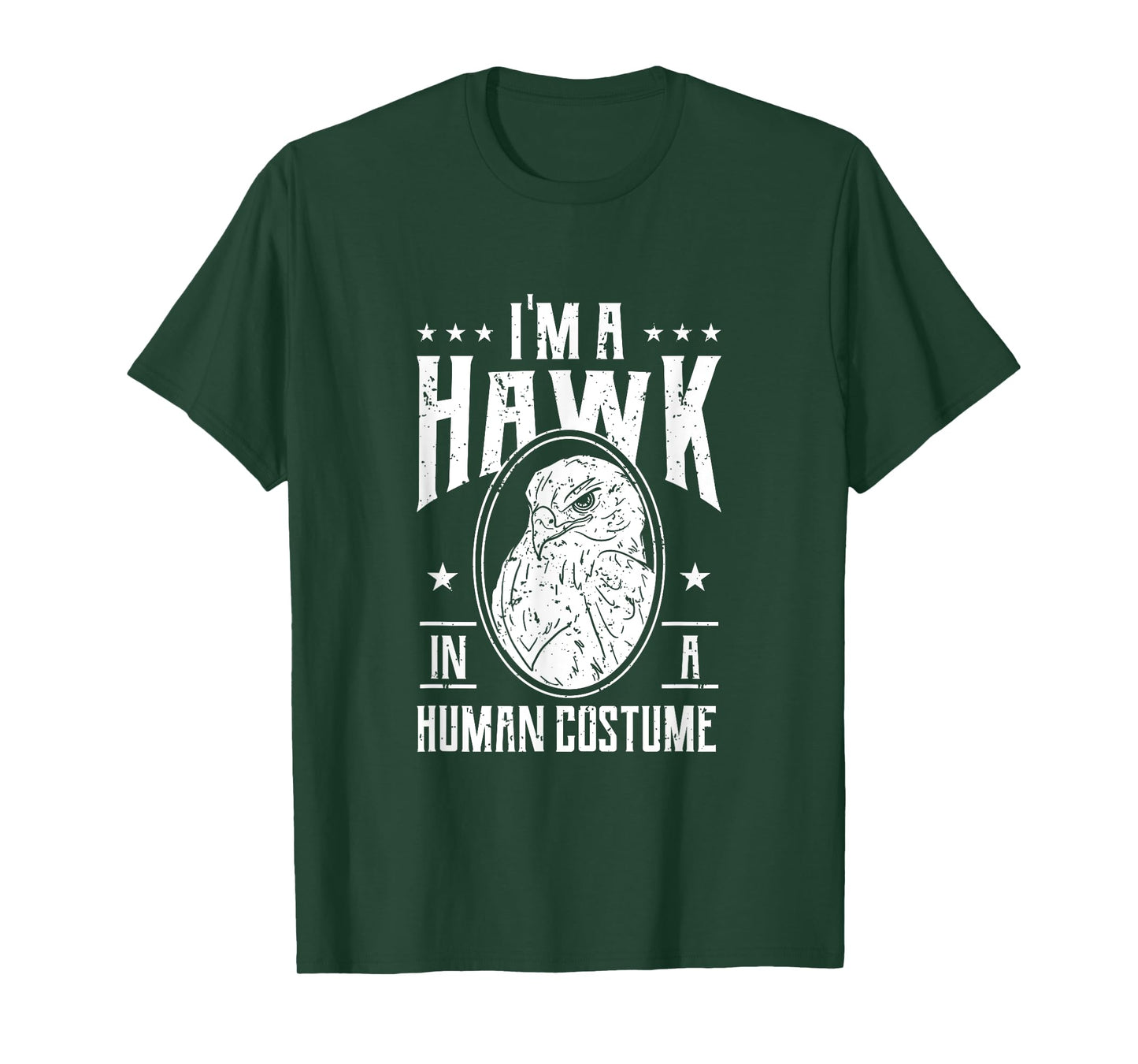 Hawk Bird Lover Funny Hawk Sarcasm Halloween Costume Party T-Shirt