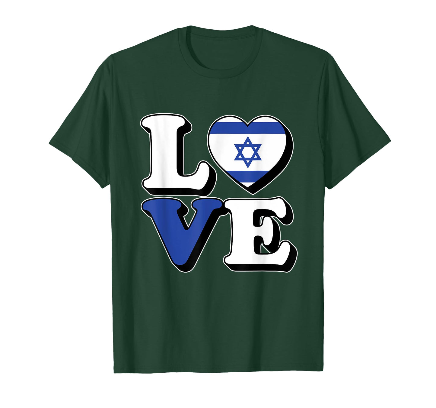 I Love Israel Travel Souvenir Vacation Trip Israeli Pride T-Shirt