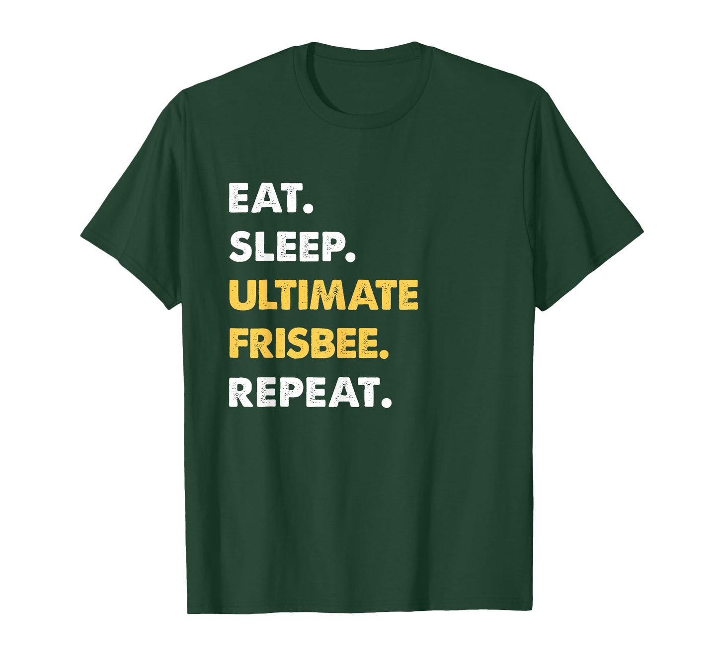 Funny Frisbee Apparel Eat Sleep Ultimate-Frisbee Repeat T-Shirt