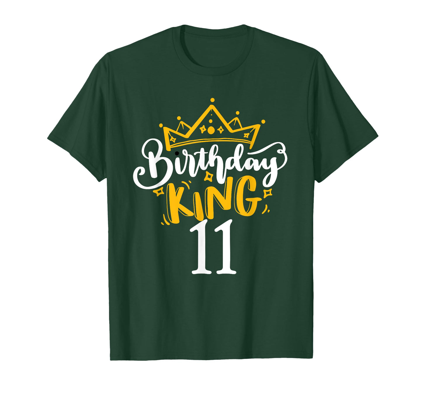 11th Birthday King 11 Years Old Party Ideas For Boys T-Shirt