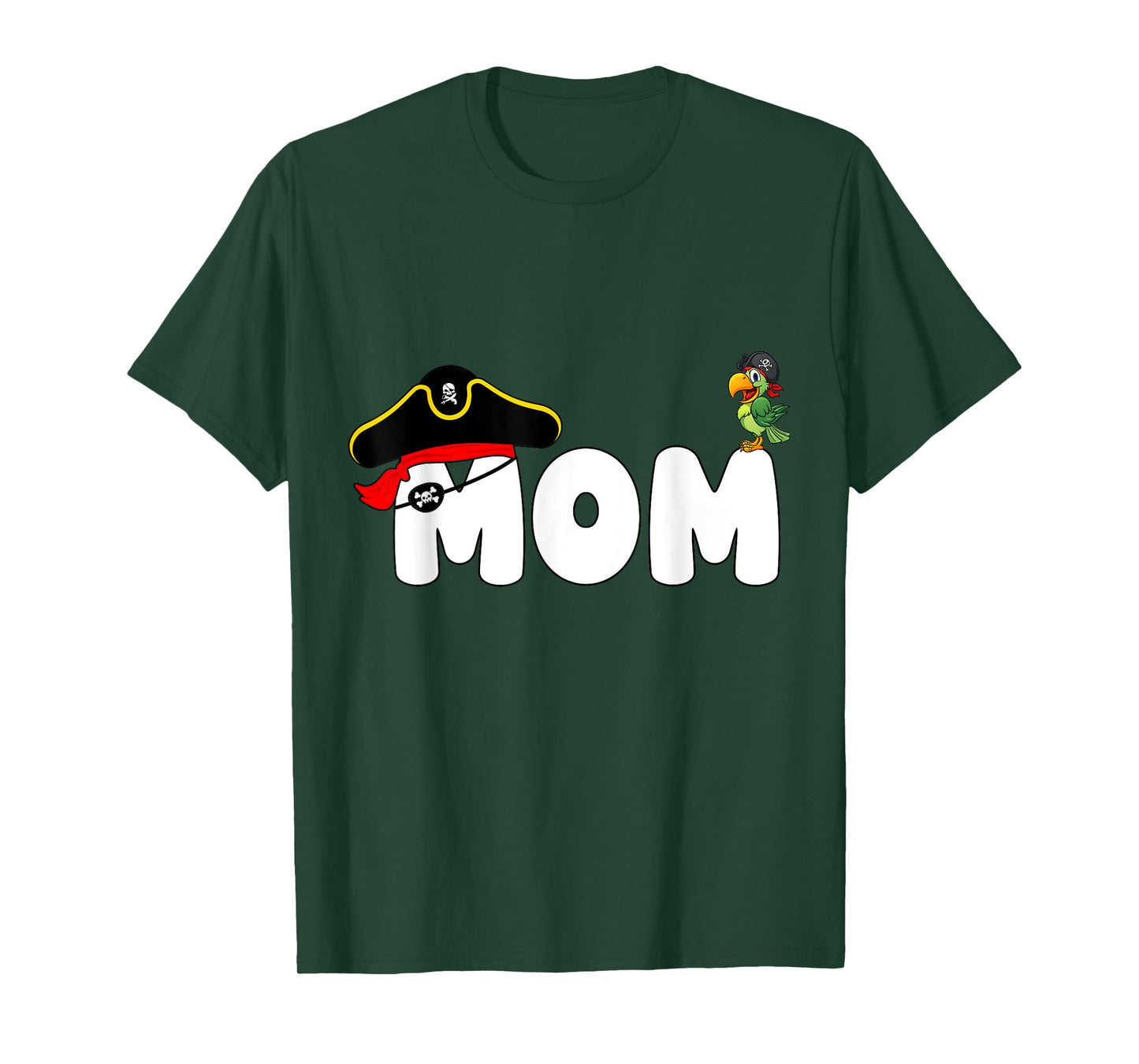 Funny Pirate Mom Pirate Day Cute Birthday Matching Family T-Shirt