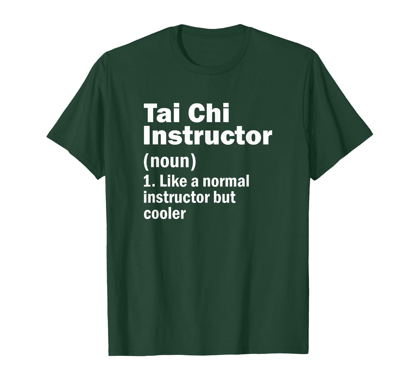 Tai Chi Instructor Definition Funny Martial Art Trainer T-Shirt