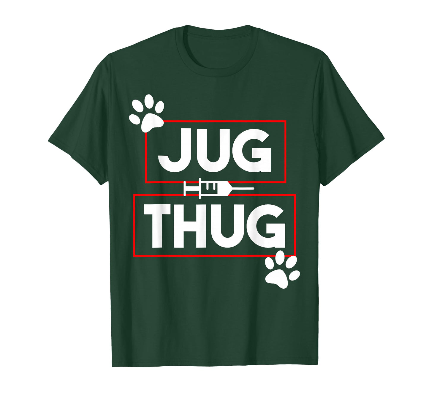 Funny Vet Tech Jug Thug Blood Draw Gifts T-Shirt