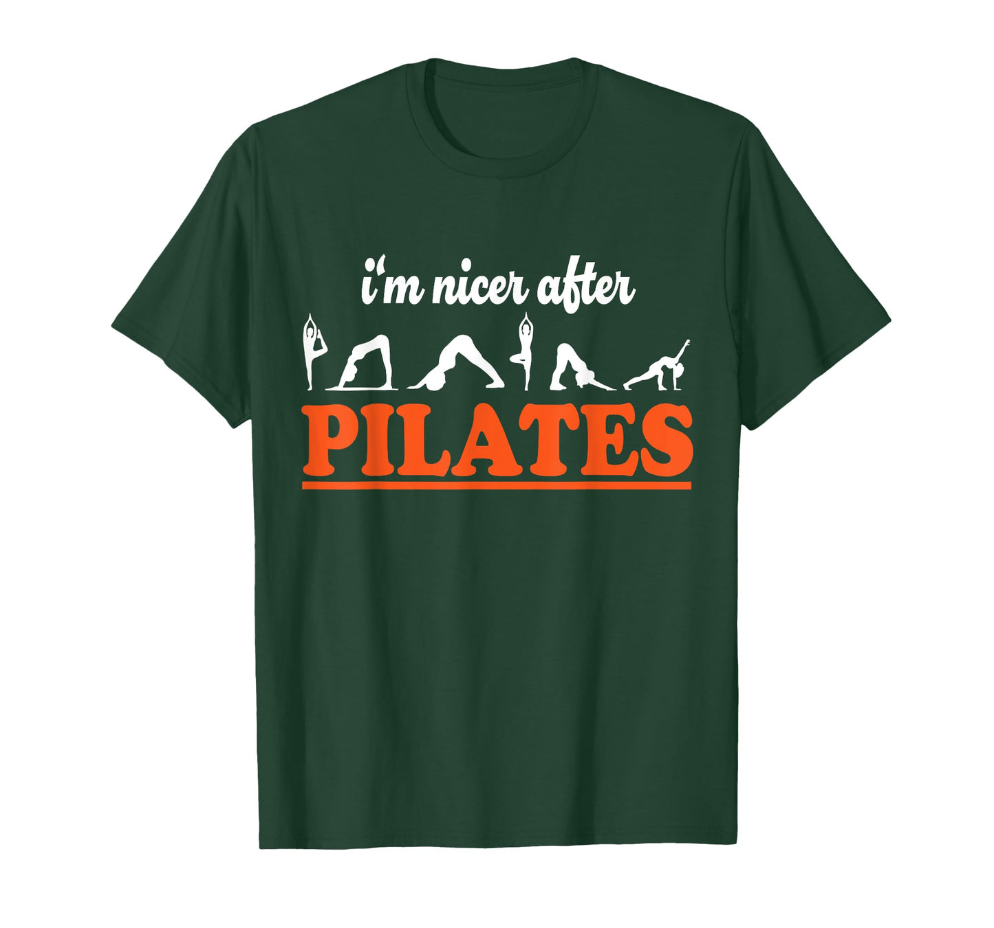 I'm Nicer After Pilates Fitness Instructor Funny Pilates T-Shirt