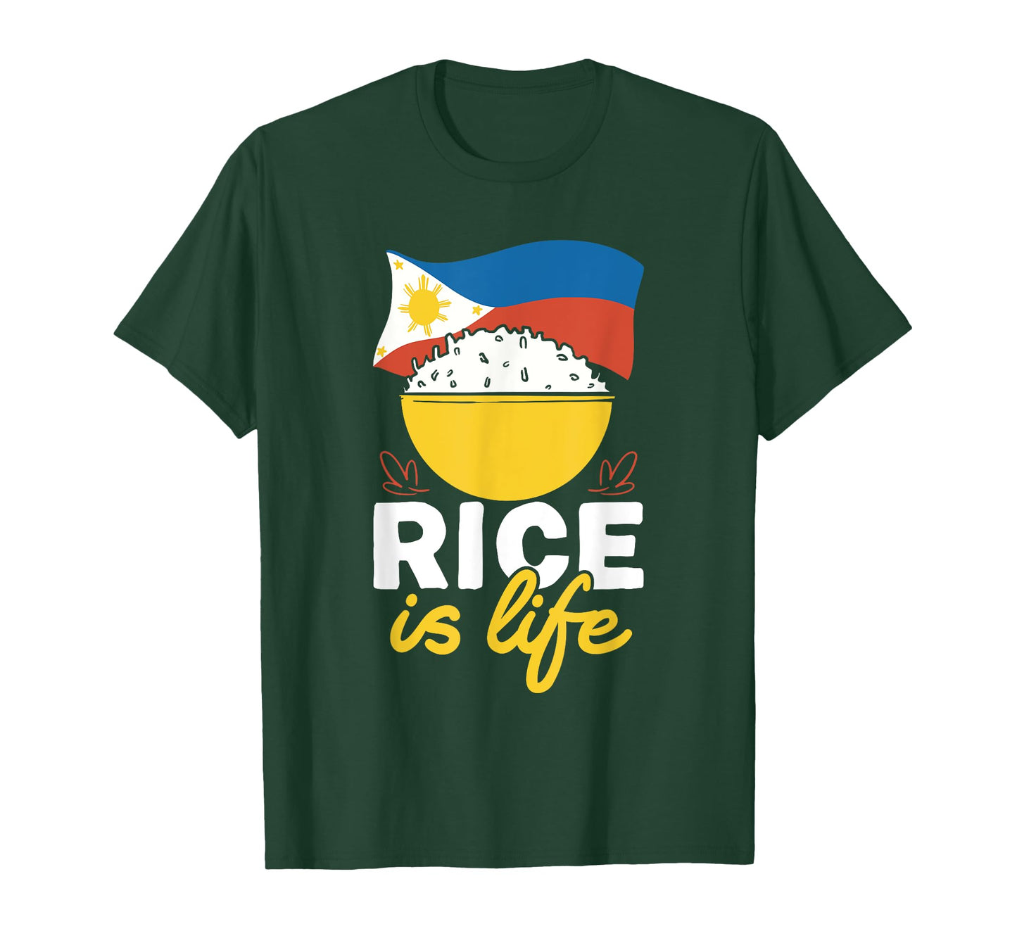 Philippines Filipino Rice Is Life Filipino T-Shirt