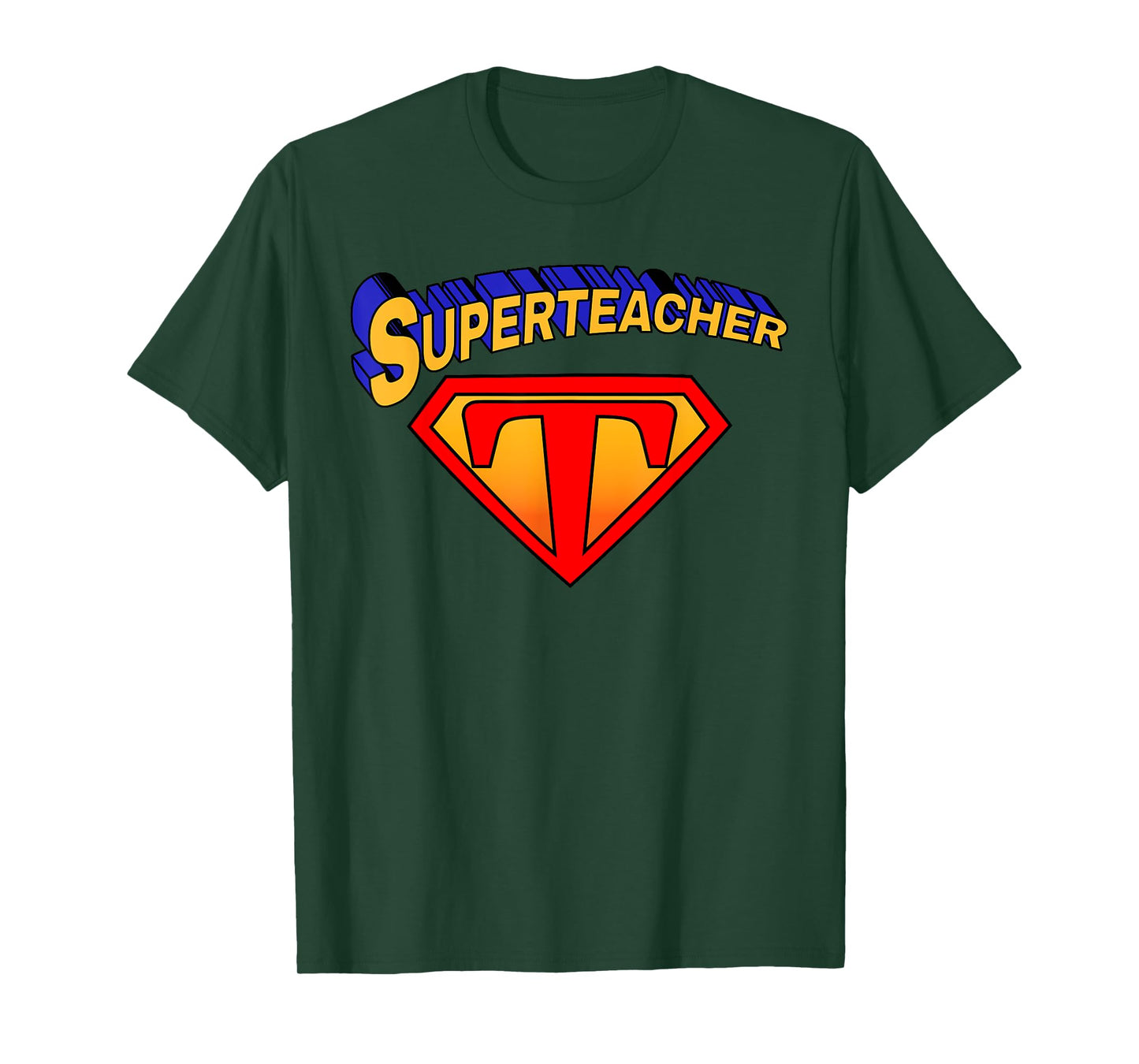 Superteacher Superhero Funny Teacher Gift T-Shirt
