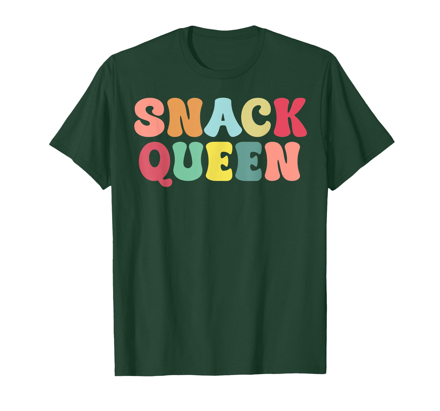 Snack Queen Food Lover Foodie Funny Cooking Snack Lover T-Shirt