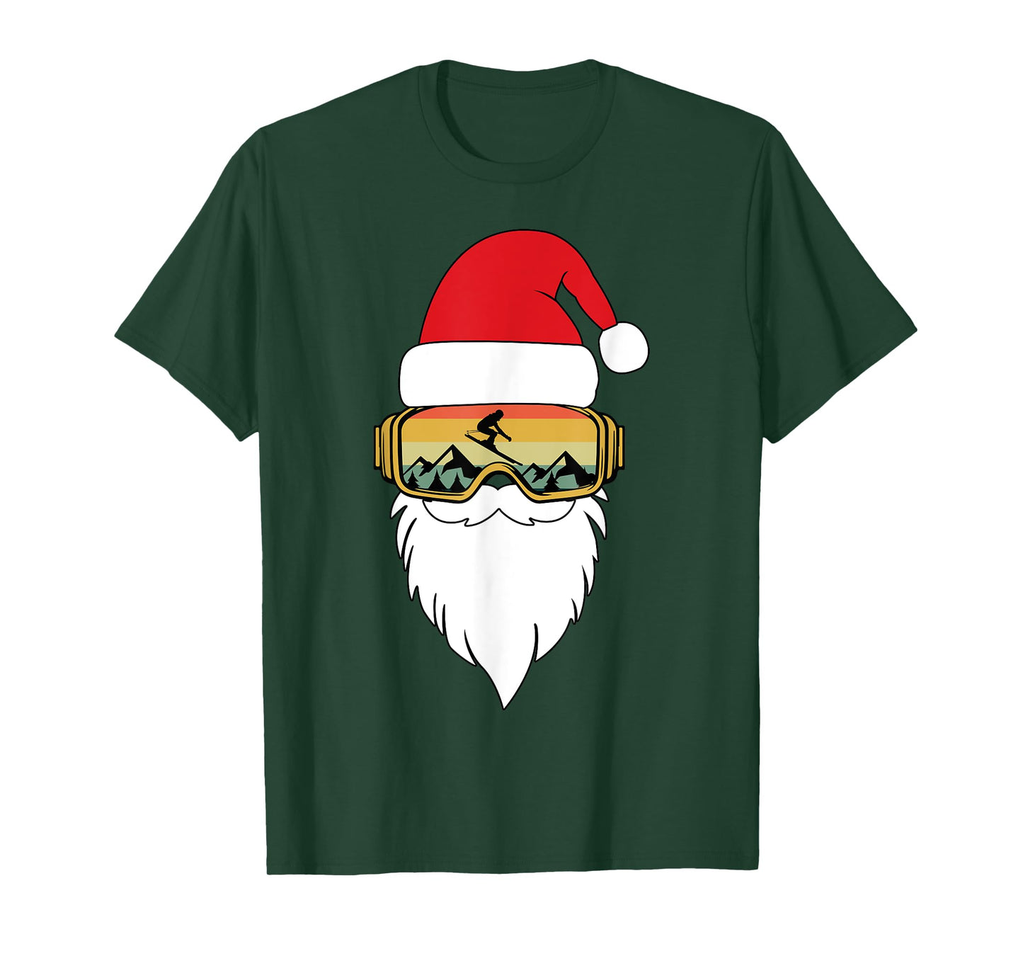 Skiing Christmas Winter Skier Funny Apres Ski T-Shirt