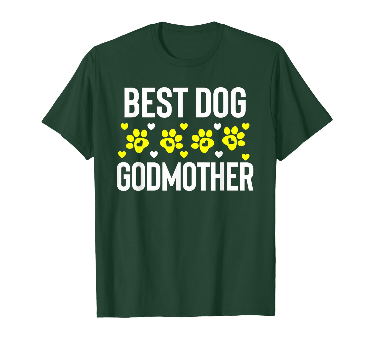 Dog Lover Holiday Christmas Best Dog Godmother Novelty Gifts T-Shirt for Men Women Kids