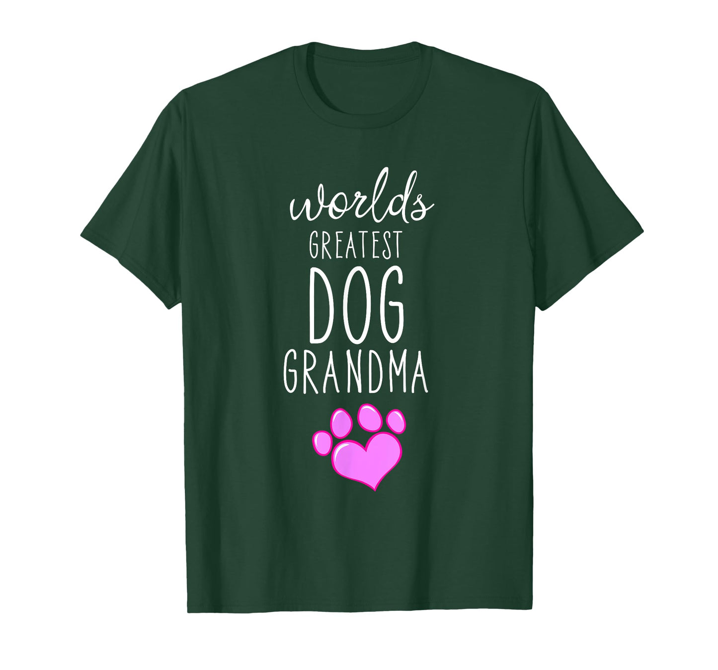 World Greatest Dog Grandma Granny Dog Lover Nana Cool Humor Men Women Kids T-Shirt